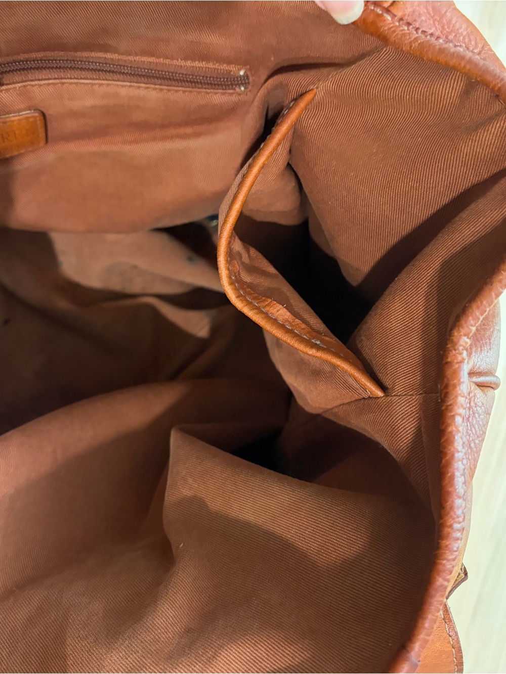 Ralph Lauren Leather Tote with Brass Hook - Picture 11 of 16